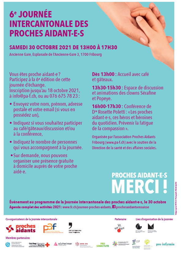 Image Journée intercantonale des proches aidant-e-s 2021: MERCI ! 